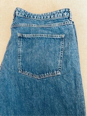 H&M Divided Barrel Leg Jeans Womens 16 Medium Wash High Rise  Balloon Denim